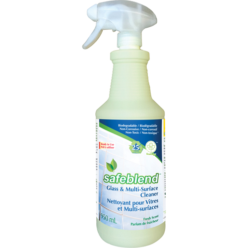 Nettoyant sans parfum pour verre & surfaces, 950 ml, Bouteille &agrave; g&acirc;chette Brunswick Fyr & Safety