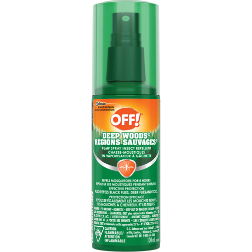 Insectifuge Off! R&eacute;gions sauvages, DEET &agrave; 25 %, Vaporisateur, 100 ml Brunswick Fyr & Safety