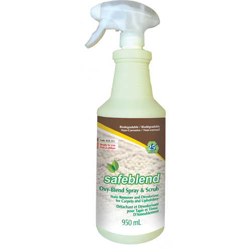 Stain Remover & Deodorizer for Carpets and Upholstery, 950 ml, Trigger Bottle Brunswick Fyr & Safety