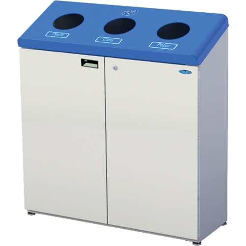 Stand Alone Recycling Stations, Bulk, Steel, 53.1 US Gal. Brunswick Fyr & Safety