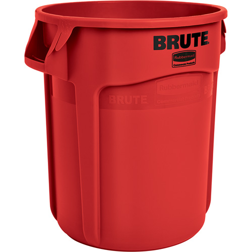 Vented Brute&reg; Waste Container, Plastic, 20 US gal. Brunswick Fyr & Safety
