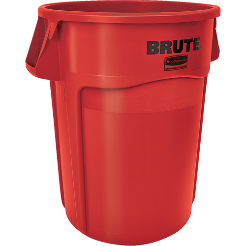 Round Brute&reg; Containers, Polyethylene, 32 US gal. Brunswick Fyr & Safety