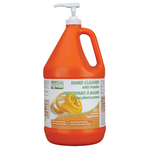 Orange Hand Cleaner, Pumice, 3.6 L, Jug, Orange Brunswick Fyr & Safety