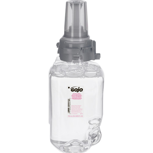 Clear & Mild Hand Soap for GOJO&reg; ADX-7 Dispenser, Foam, 700 ml, Unscented Brunswick Fyr & Safety