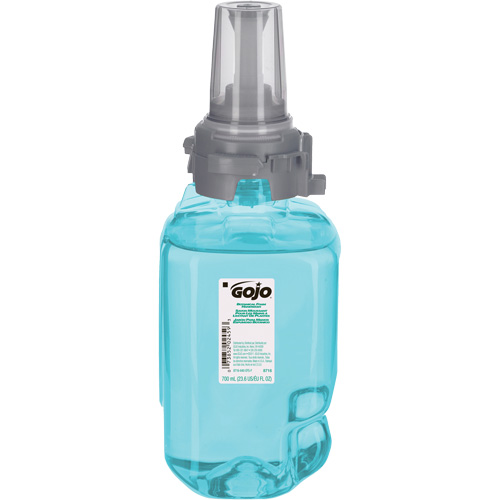 Savon pour les mains botanique pour distributeur ADX-7 de GOJO, Mousse, 700 ml, Parfum&eacute; Brunswick Fyr & Safety