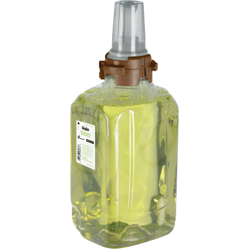 Savon mousse de douche et pour les mains pour distributeur ADX-12 de GOJO, 1250 ml, Gingembre et agrumes, Cartouche en plastique Brunswick Fyr & Safety