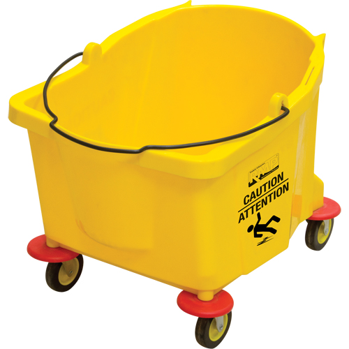 Mop Bucket, 9.5 US Gal. (38 qt.) Capacity, Yellow Brunswick Fyr & Safety
