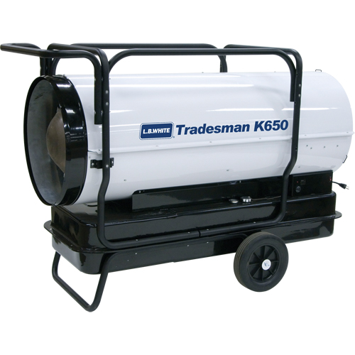 Tradesman&reg; Forced Air Heater, Fan, Kerosene, 650,000 BTU/H Brunswick Fyr & Safety