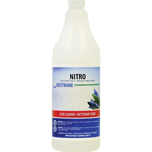 Nitro Liquid Drain Opener, 1 L, Bottle Brunswick Fyr & Safety