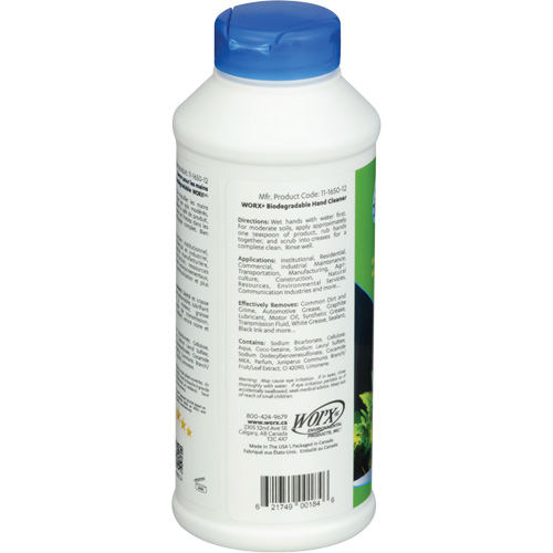 Biodegradable Hand Cleaner, Powder, 0.406 lbs., Bottle, Scented Brunswick Fyr & Safety