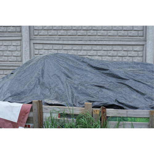 Tarp, Light Industrial Duty, Black, 6' x 8' x 8 mils Brunswick Fyr & Safety