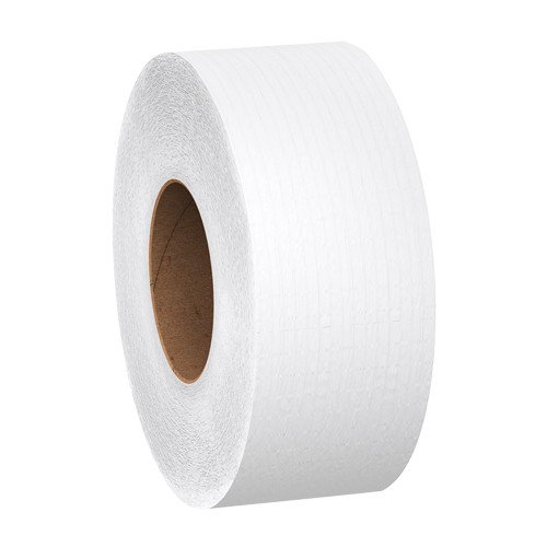 Papier hygi&eacute;nique JRT junior Scott, Rouleau G&eacute;ant, 2 Pli, Longueur 1000', Blanc Brunswick Fyr & Safety