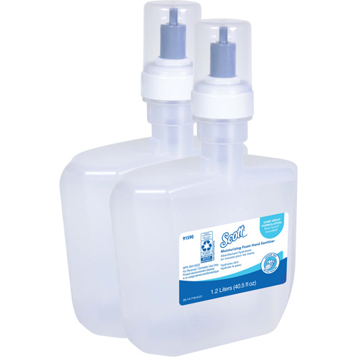Scott&reg; Pro Moisturizing Foam Hand Sanitizer, 1200 ml, Cartridge Refill, 62% Alcohol Brunswick Fyr & Safety