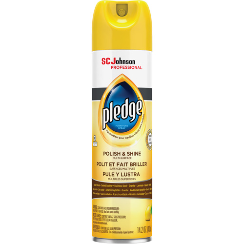 Pledge&reg; Lemon Furniture Polish, 14.2 oz., Aerosol Can Brunswick Fyr & Safety