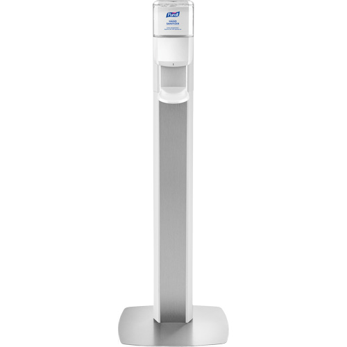 Messenger ES8 Silver Panel Floor Stand with Dispenser Brunswick Fyr & Safety