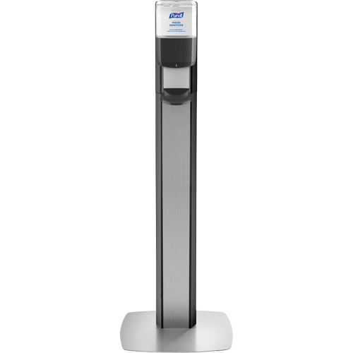 Messenger ES8 Silver Panel Floor Stand with Dispenser Brunswick Fyr & Safety