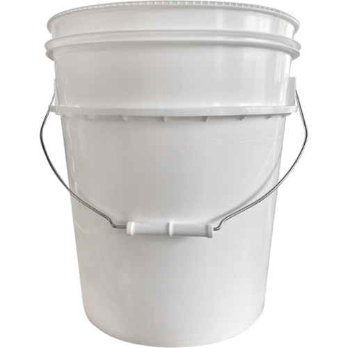 Seau avec couvercle, Plastique, 5,25 gal. Brunswick Fyr & Safety