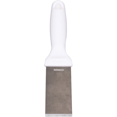 Racloir en acier inoxydable, Blanc, 1-1/2" la x 9" lo Brunswick Fyr & Safety