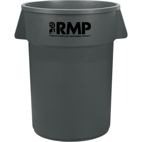 Garbage Bin, Polyethylene, 44 US gal. Brunswick Fyr & Safety
