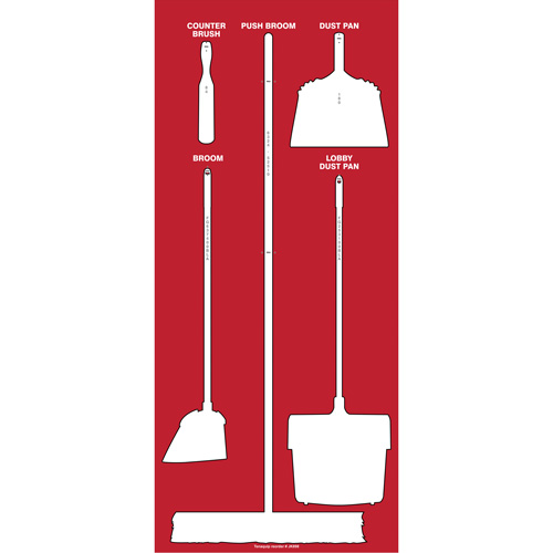 Ultra Aluma-Lite Dry Shadow Board (English Only) Brunswick Fyr & Safety