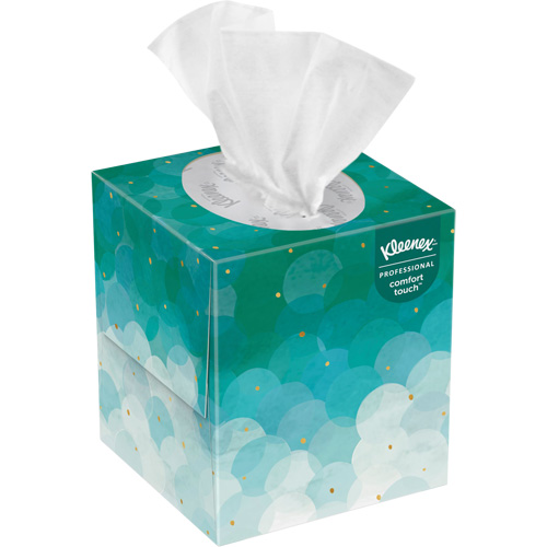 Kleenex&reg; Upright Facial Tissue, 2 Ply, 7.8" L x 8.3" W, 95 Sheets/Box Brunswick Fyr & Safety