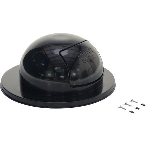 Drum Waste Disposal Top, Dome Lid, Metal, Fits Container Size: 23-1/2" Dia. Brunswick Fyr & Safety