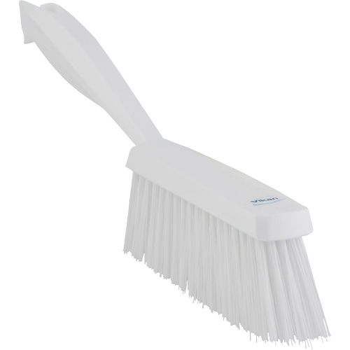 Bench Brush, Medium Bristles, 13" Long, White Brunswick Fyr & Safety