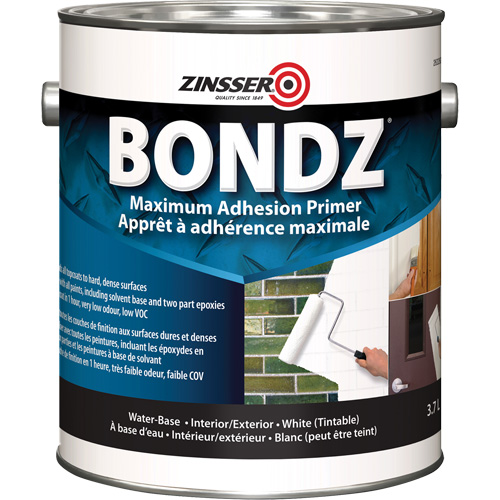 Bondz&reg; Maximum Adhesion Primer, 3.78 L, Gallon, White Brunswick Fyr & Safety