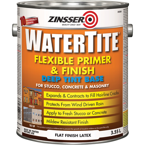 Watertite&reg; Weatherproof Flexible Primer & Finish, 3.55 L, Gallon, Deep Tint Base Brunswick Fyr & Safety