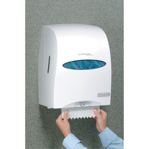 Sanitouch Hard Roll Towel Dispenser, Manual/No-Touch, 12.63" W x 10.2" D x 16.13" H Brunswick Fyr & Safety