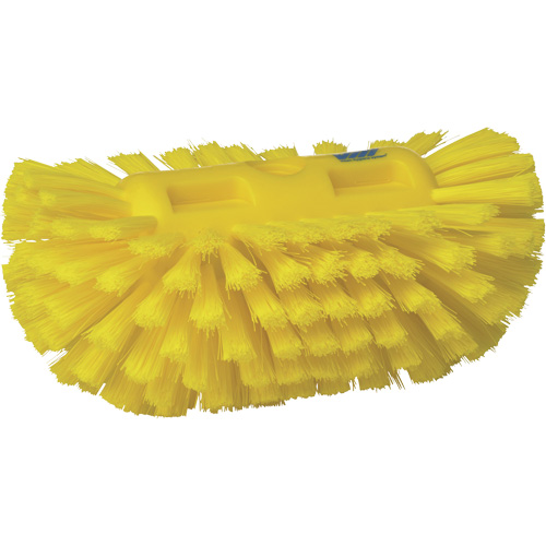 Tank Brush, Medium Bristles, 8-1/4" Long, Yellow Brunswick Fyr & Safety