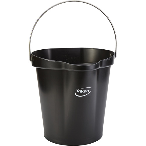 Seau pour l'hygi&egrave;ne des aliments, Noir, 3 gal. US Brunswick Fyr & Safety
