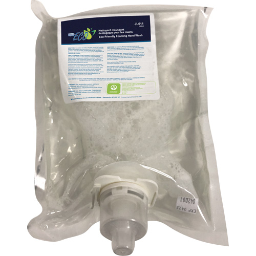 Savon &agrave; mains &eacute;cologique, Mousse, 1 L, Sans parfum Brunswick Fyr & Safety