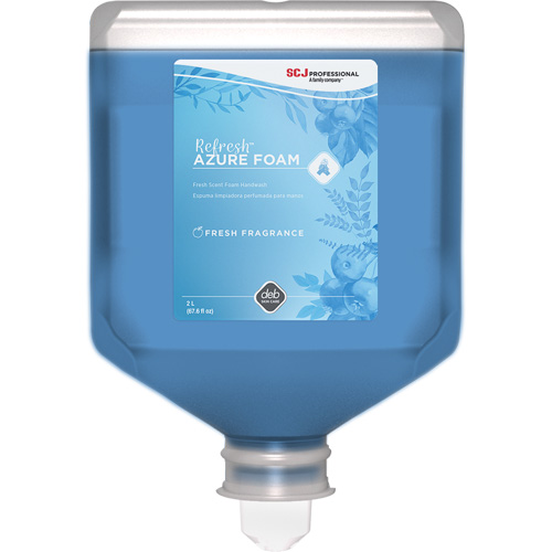 Refresh Azure Hand Soap, Foam, 2 L, Scented Brunswick Fyr & Safety