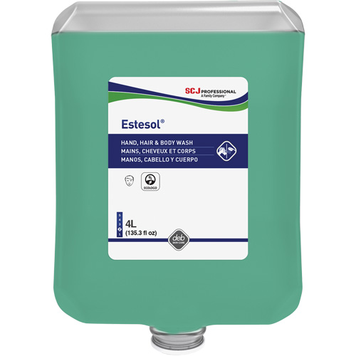 Estesol&reg; Hand, Hair & Body Wash, 4000 ml, Rain Forest, Plastic Cartridge Brunswick Fyr & Safety