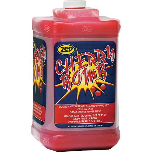 Nettoyant surpuissant pour les mains Cherry Bomb, Pierre ponce, 3,78 L, Bouteille, Cerise Brunswick Fyr & Safety