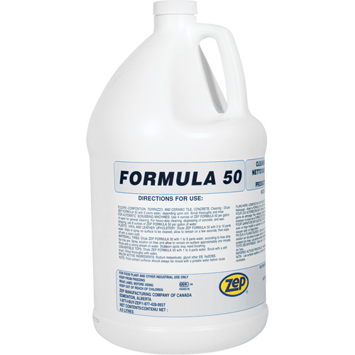 Formula 50 Heavy-Duty Alkaline Cleaner, 4 L, Jug Brunswick Fyr & Safety