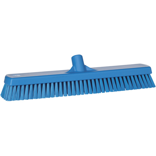 Deck & Wall Scrub Brush, Stiff Bristles, 19", Polyester, Blue Brunswick Fyr & Safety