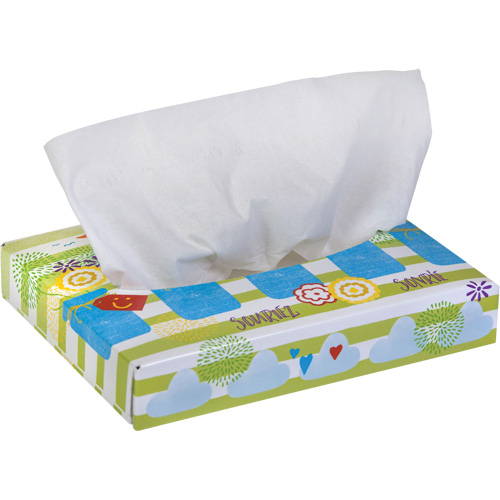 Kleenex&reg; Junior Facial Tissues, 2 Ply, 8.4" L x 5.5" W, 40 Sheets/Box Brunswick Fyr & Safety