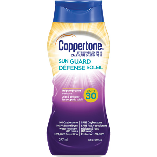 &eacute;cran solaire r&eacute;sistant &agrave; l'eau, FPS 30, Lotion Brunswick Fyr & Safety