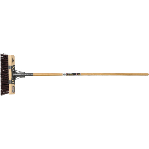 Street Broom, 18", X-Coarse, Synthetic Bristles Brunswick Fyr & Safety