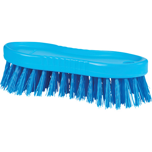 ColorCore Hand Brush, Stiff Bristles, 6" Long, Blue Brunswick Fyr & Safety