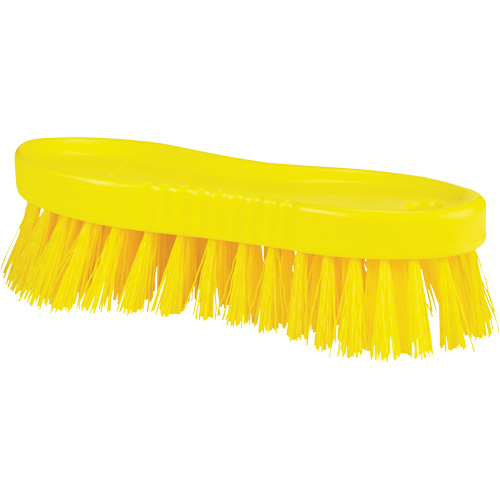 Brosse &agrave; main ColorCore, Soies Ferme, Longueur de 6", Jaune Brunswick Fyr & Safety
