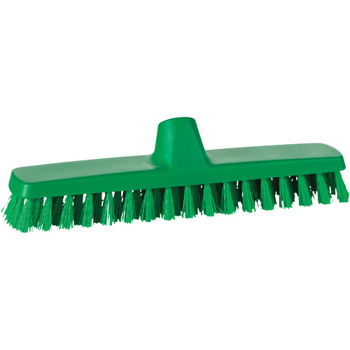 ColorCore Wall Brush, Stiff Bristles, 12" Long, Green Brunswick Fyr & Safety