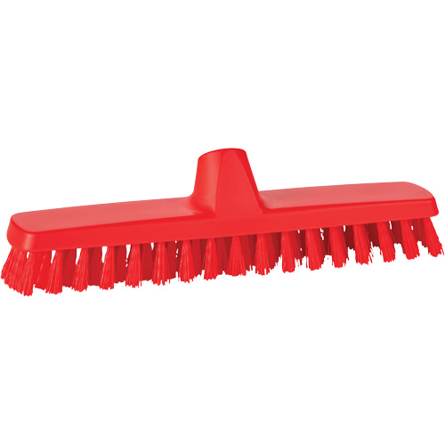 ColorCore Wall Brush, Stiff Bristles, 12" Long, Red Brunswick Fyr & Safety