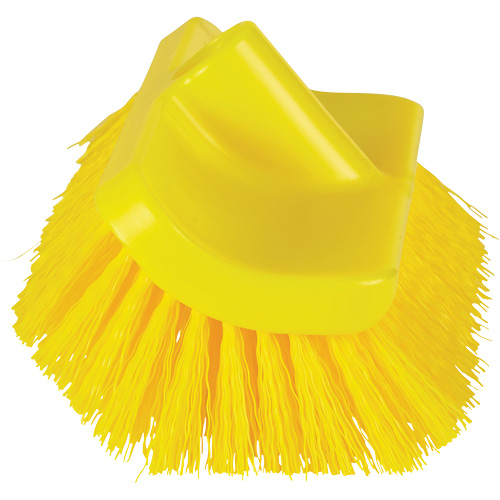 ColorCore High-Low Brush, Stiff Bristles, 10" Long, Yellow Brunswick Fyr & Safety