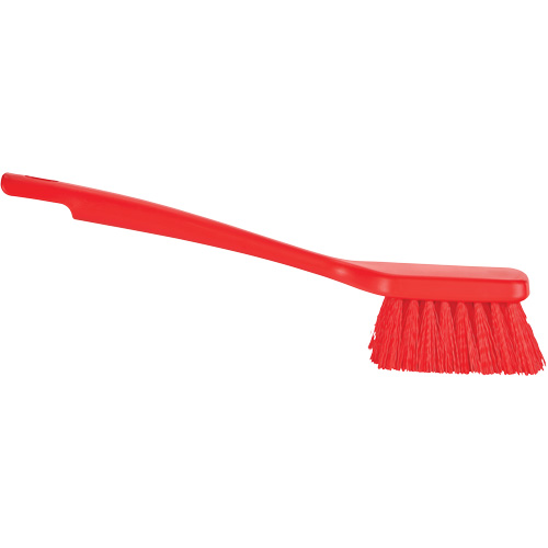 Brosse &agrave; manche court ColorCore, Soies Ferme, Longueur de 12", Rouge Brunswick Fyr & Safety
