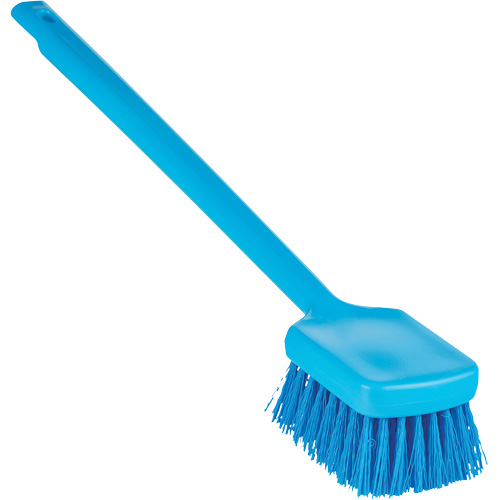 ColorCore Long Handle Brush, Stiff Bristles, 20" Long, Blue Brunswick Fyr & Safety