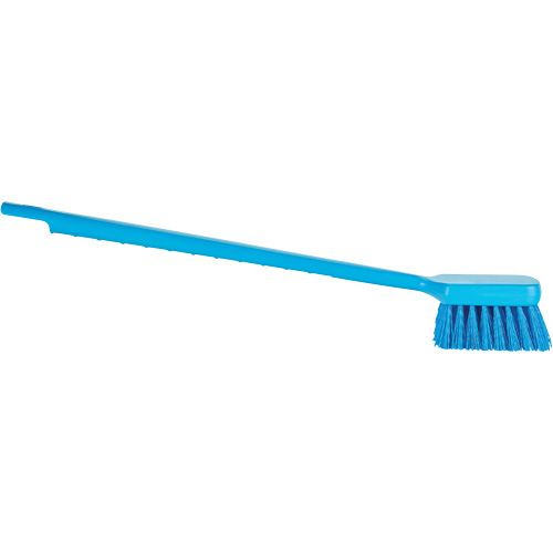 ColorCore Long Handle Brush, Stiff Bristles, 20" Long, Blue Brunswick Fyr & Safety