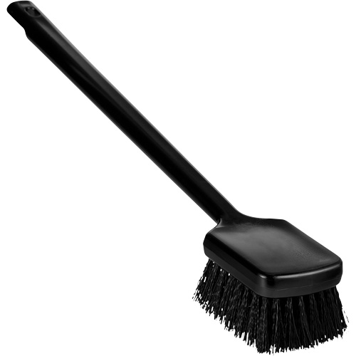 ColorCore Long Handle Brush, Stiff Bristles, 20" Long, Black Brunswick Fyr & Safety